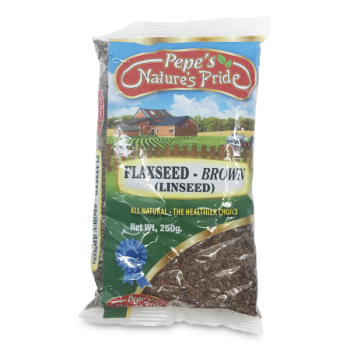 PEPE'S NATURE PRIDE FLAXSEED-BROWN (LINSEED) 250G