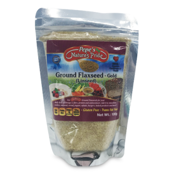 NATURE'S PRIDE GROUND FLAXSEED-BROWN (LINSEED) 100G
