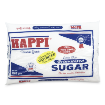 HAPPI GRANULATED SUGAR 1800G