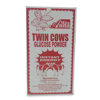 MISS ANNA TWIN COWS GLUCOSE POWDER 225G