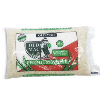 OLD MAC LONG GRIAN WHITE RICE 2KG