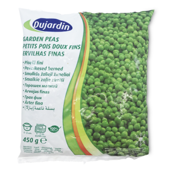 DUJARDIN GARDEN FINE PEAS 450G