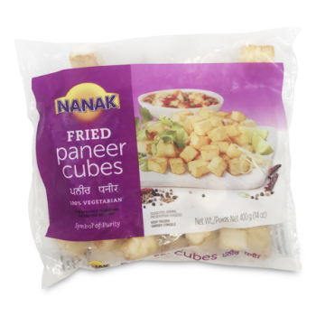 NANAK FRIED PANEER CUBES 400G