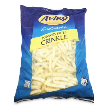 AVIKO CRINKLE CUT FRIES 2500G