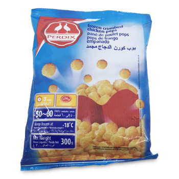 PERDIX CRUMBED CHICKEN POPS 300G