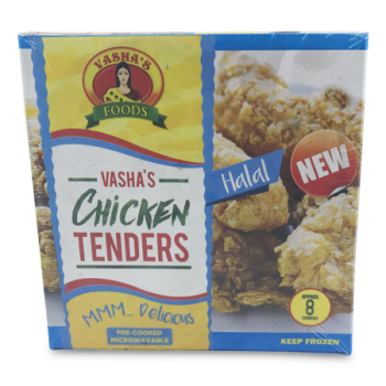 VASHA'S FOOD CHICKEN TENDERS 226G