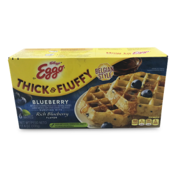 KELLOGG'S EGGO FLUFFY BLUEBERRY WAFFLES 10'S 11.6OZ