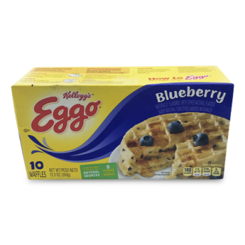 KELLOGG'S EGGO BLUEBERRY WAFFLES 350G