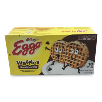 KELLOGG'S CHOCOLATE CHIP WAFFLES 10'S 349G