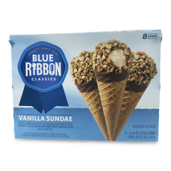 BLUE BUNNY VANILLA SUNDAE 8'S
