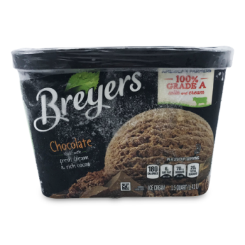 BREYERS CHOCOLATE ICE CREAM 1.5Q