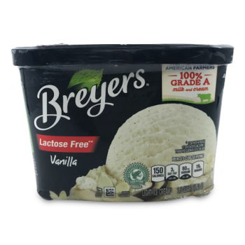 BREYERS LACTOSE FREE VANILLA ICE CREAM 1.5Q