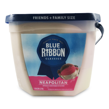BLUE RIBBON NEAPOLITAN ICE CREAM 3.78L