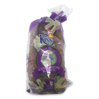 KISS CINNAMON RAISIN LOAF 405G