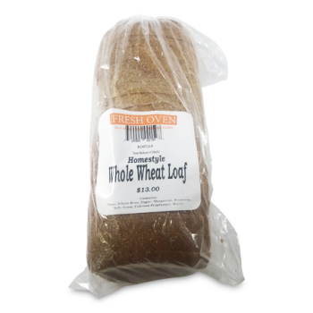 FRESH OVEN BAKERY WHOLE WHEAT LOAF 