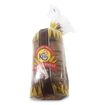 KISS 100% WHOLE WHEAT BREAD 395G