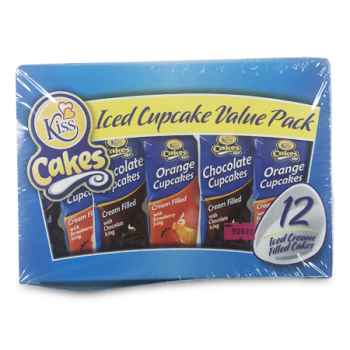 KISS ICED CUPCAKE VALUE PACK 12'S