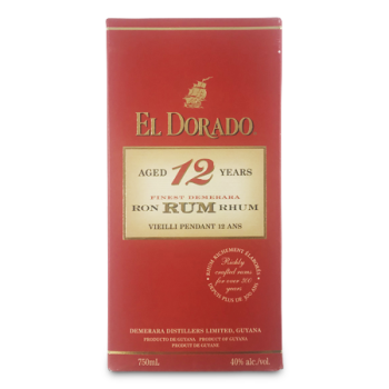 EL DORADO 12 YEAR OLD RUM 750ML