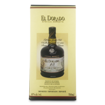 EL DORADO 15 YEAR OLD RUM 750ML
