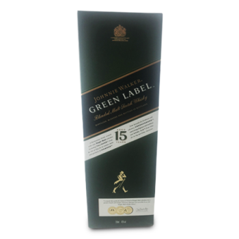 JOHNNIE WALKER GREEN LABEL 15YRS 750ML