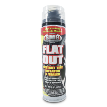 SMB FLAT OUT INSTANT TIRE INFLATOR & SEALER 15OZ 