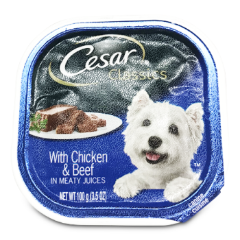 CESAR CHICKEN & BEEF 100G