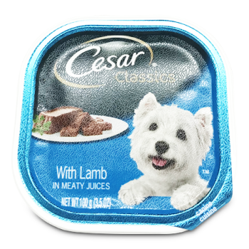 CESAR LAMB IN MEATY JUICES 100G
