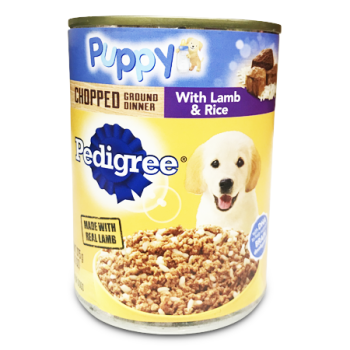 PEDIGREE PUPPY LAMB & RICE 375G