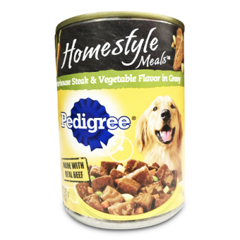 PEDIGREE HOMESTYLE STEAK & VEG 375G