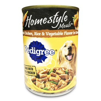 PEDIGREE HOMESTYLE CHICKEN,RICE & VEG 375G