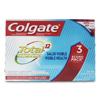 COLGATE TOTAL VISIBLE HEALTH 3PK 