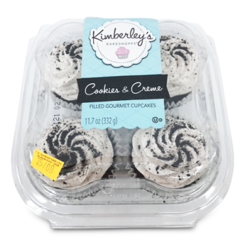 KIMBERLEY'S COOKIES N CREAM CUPCAKES 4'S