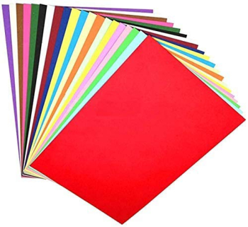 OFIXO 100 Pieces A4 Color Paper for Art and Craft/Printing