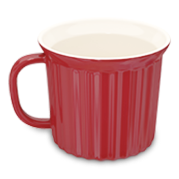 RED CERAMIC MUG 