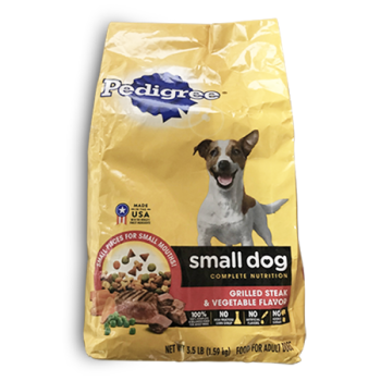 PEDIGREE SMALL DOG COMPLETE DOG CHOW 3.5LB