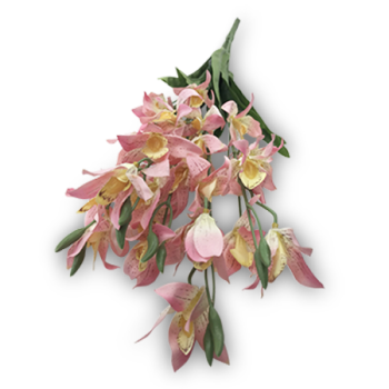 ESSENTIALS PINK ARTIFICAL ORCHID FLOWERS BUNCH 