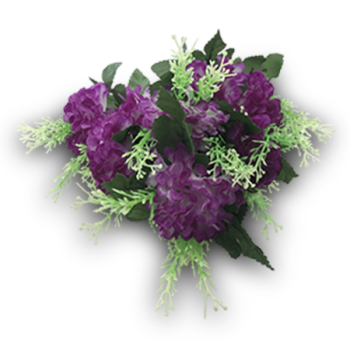ESSENTIALS PURPLE ARTIFICAL CHRYSANTHEMUMS FLOWERS 