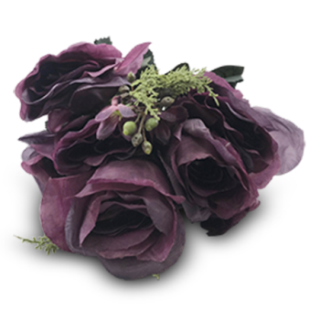 ESSENTIALS PURPLE ROSE FLOWERS