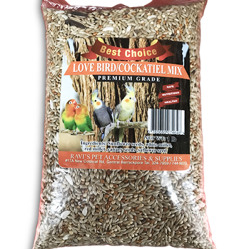 BEST CHOICE LOVE BIRD/COCKATIEL MIX 1LB