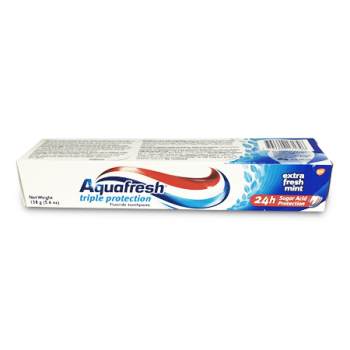 AQUAFRESH TRIPLE PROTECTTION TOOTHPASTE 158G