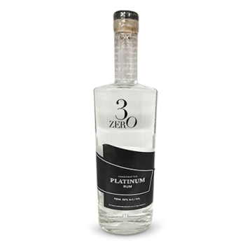 3ZERO PLATINUM RUM 750ML