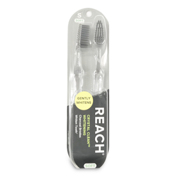 REACH CHARCOAL WHITENING SOFT TOOTHBRUSH 
