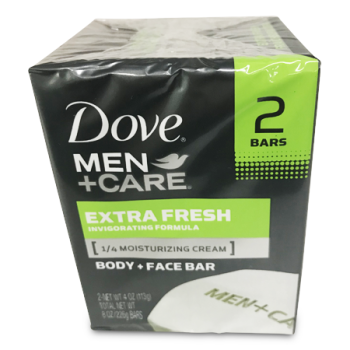 DOVE EXTRA FRESH SOAP 2PK