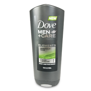 DOVE MINERALS SAGE BODY WASH 400ML