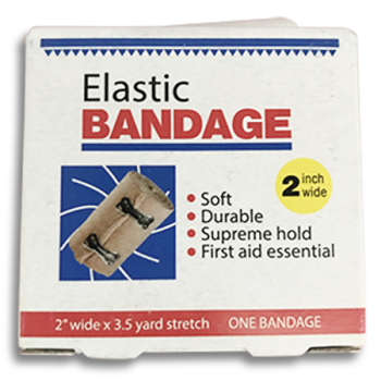 FIRST AID ELASTIC BANDAGE 2"WX3.5YARD 