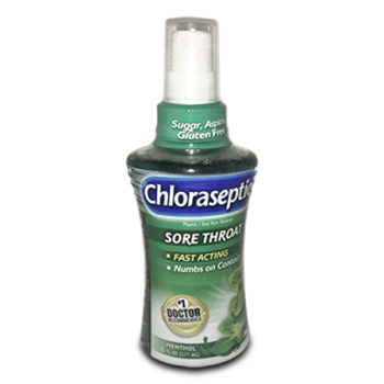 CHORASEPTIC MENTOL SORE THROAT SPRAYER 177ML