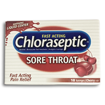 CHLORASEPTIC CHERRY SORE THROAT 18'S