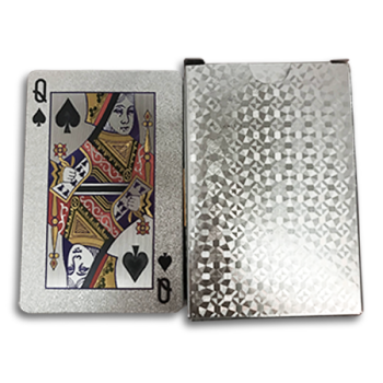 M.S. IMPORTERS PLAYING CARDS GOLD/SILVER 