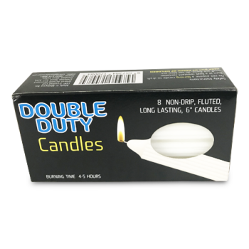 DOUBLE DUTY CANDLES 8'