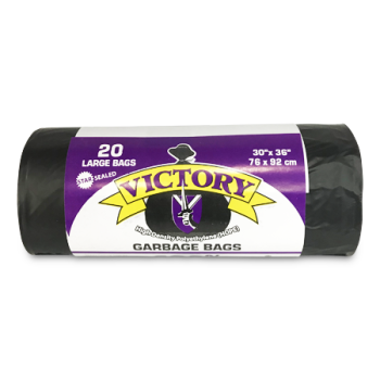 VICTORY GARBAGE BAGS LARGE 20'S